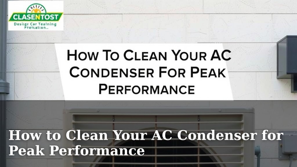 How to Clean Your AC Condenser for Peak Performance