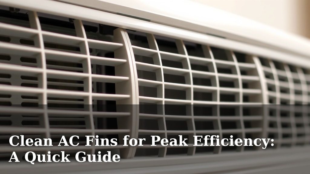 Clean AC Fins for Peak Efficiency: A Quick Guide