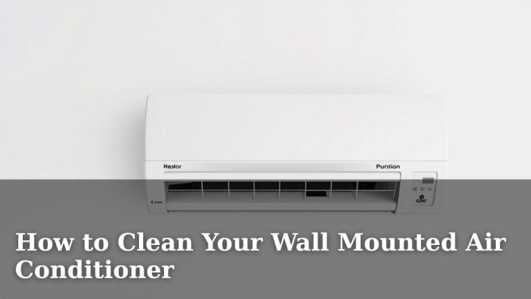 How to Clean Your Wall Mounted Air Conditioner