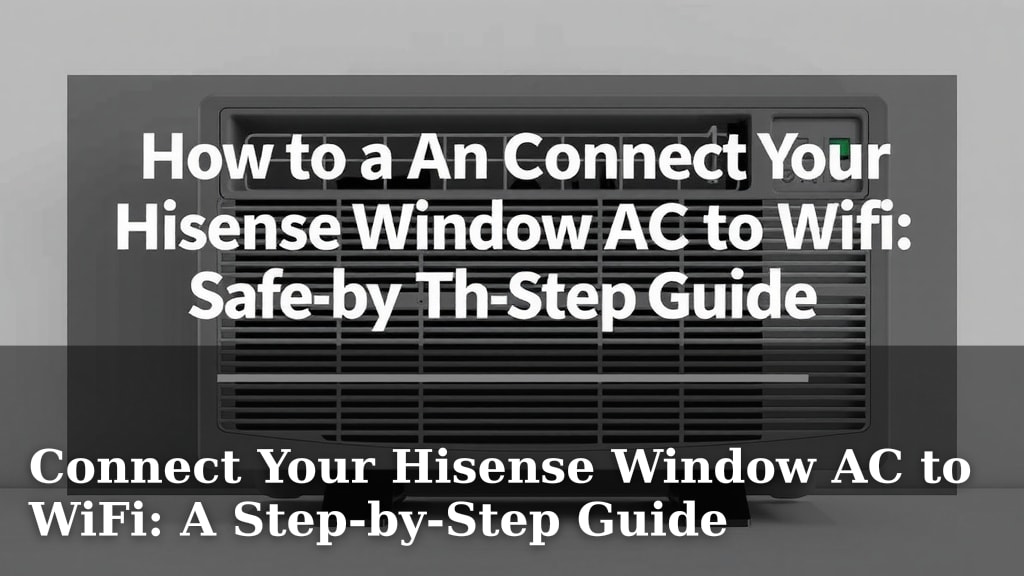 Connect Your Hisense Window AC to WiFi: A Step-by-Step Guide