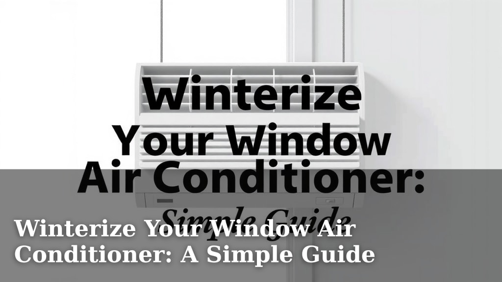 Winterize Your Window Air Conditioner: A Simple Guide