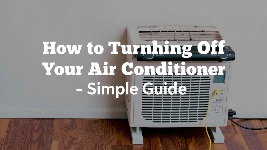 Turning Off Your Air Conditioner: A Simple Guide