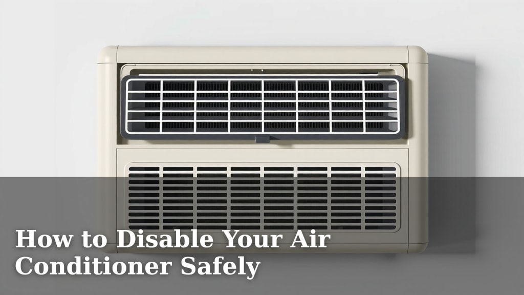 How to Disable Your Air Conditioner Safely