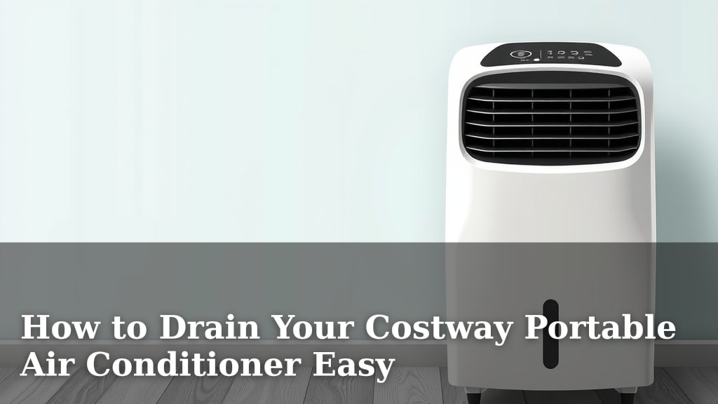 How to Drain Your Costway Portable Air Conditioner Easy