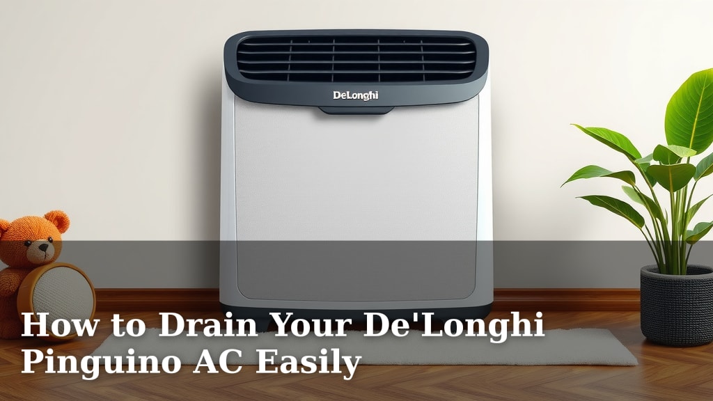 How to Drain Your De'Longhi Pinguino AC Easily