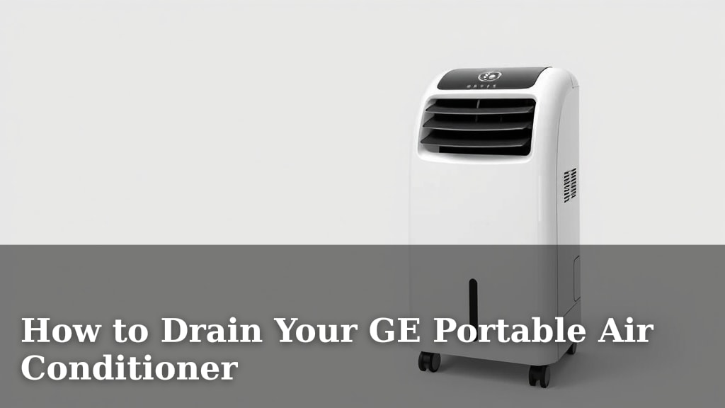 How to Drain Your GE Portable Air Conditioner