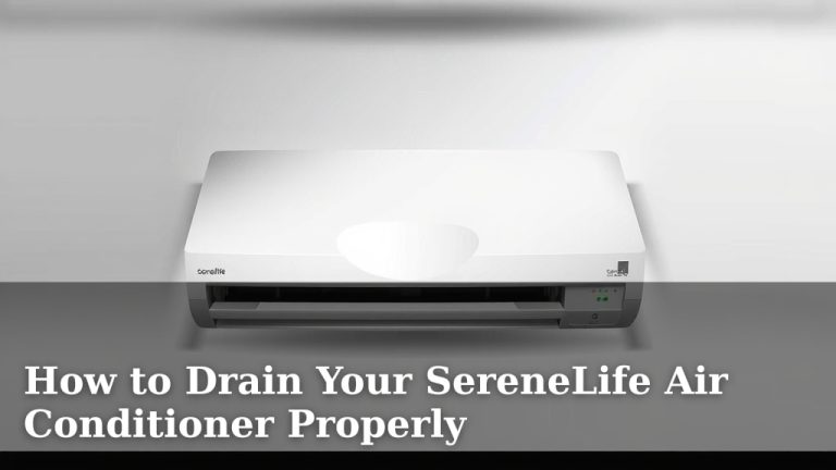How to Drain Your SereneLife Air Conditioner Properly
