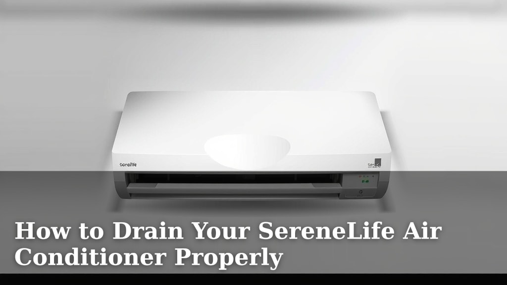 How to Drain Your SereneLife Air Conditioner Properly