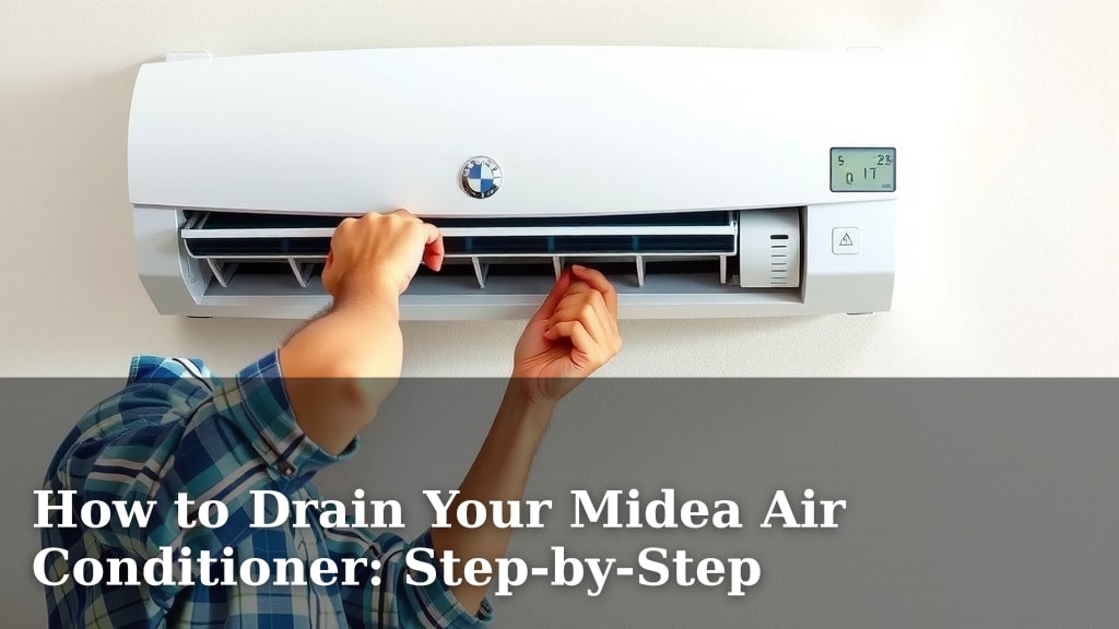 How to Drain Your Midea Air Conditioner: Step-by-Step