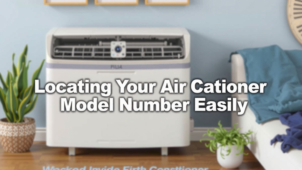 Locating Your Air Conditioner's Model Number