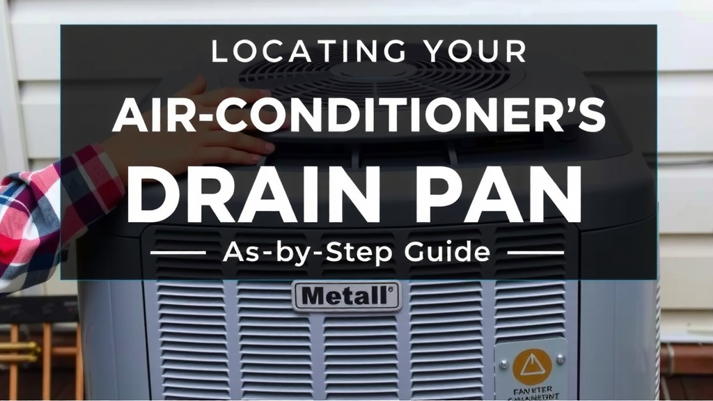 Locating Your Air Conditioner's Drain Pan: A Step-by-Step Guide