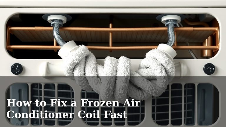 How to Fix a Frozen Air Conditioner Coil Fast