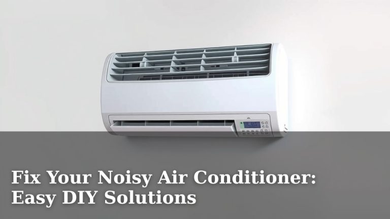 Fix Your Noisy Air Conditioner: Easy DIY Solutions