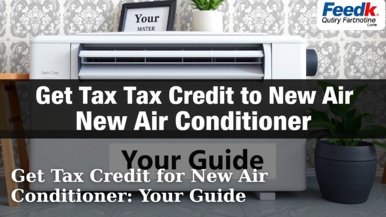Get Tax Credit for New Air Conditioner: Your Guide
