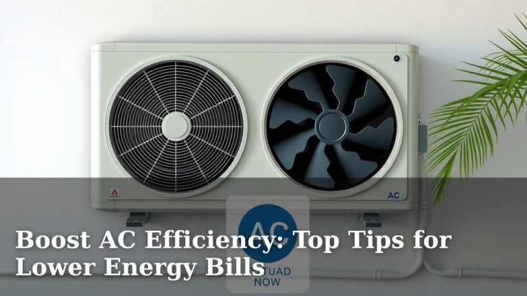Boost AC Efficiency: Top Tips for Lower Energy Bills