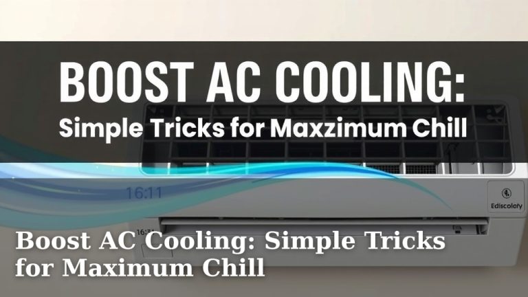 Boost AC Cooling: Simple Tricks for Maximum Chill
