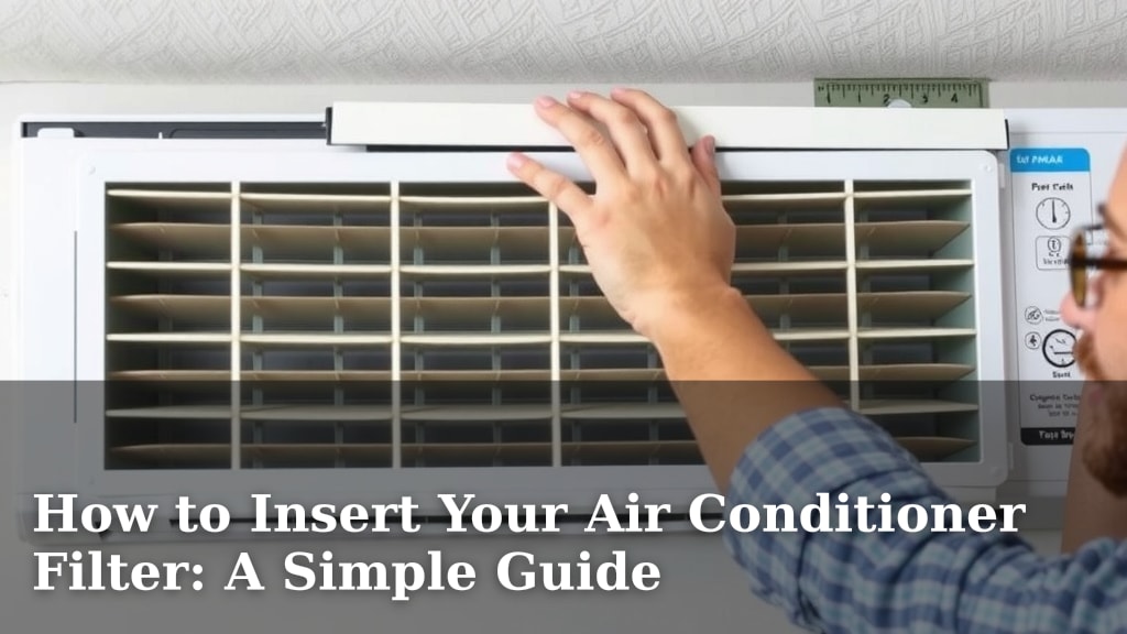 How to Insert Your Air Conditioner Filter: A Simple Guide