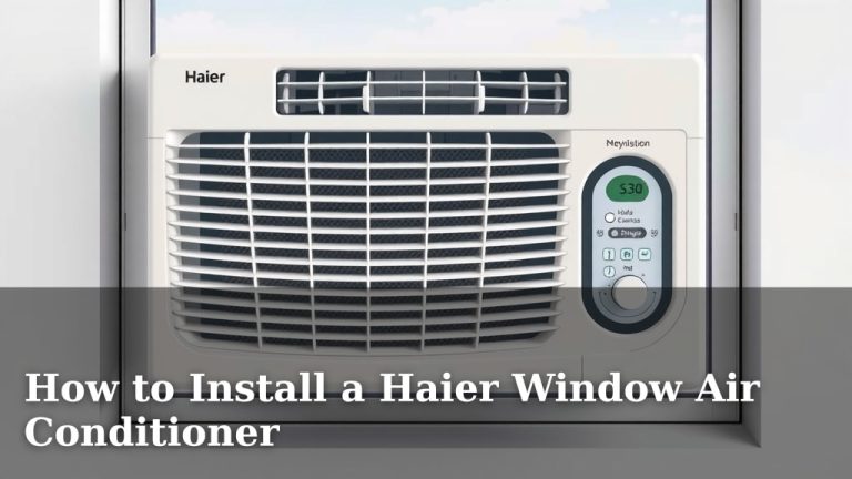 How to Install a Haier Window Air Conditioner