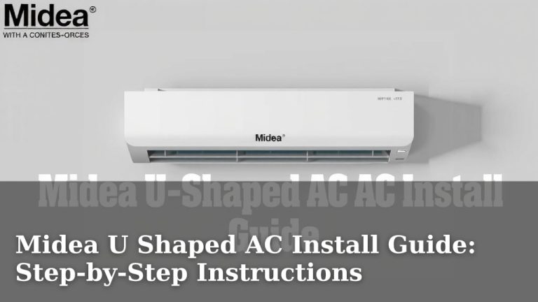 Midea U Shaped AC Install Guide: Step-by-Step Instructions