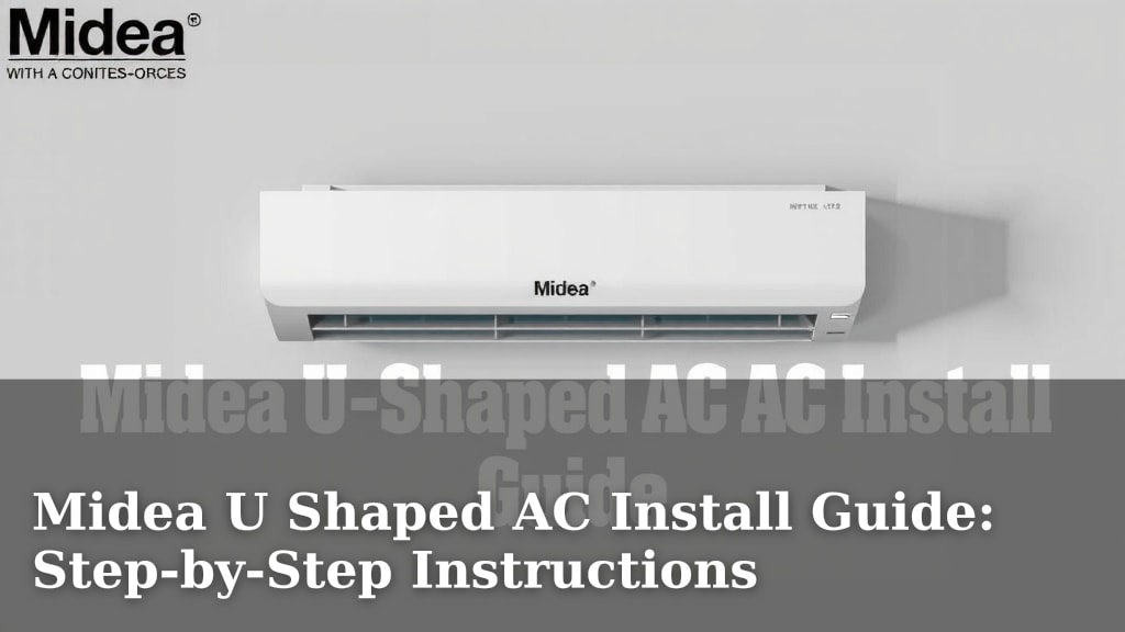 Midea U Shaped AC Install Guide: Step-by-Step Instructions
