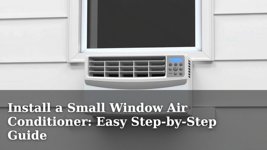 Install a Small Window Air Conditioner: Easy Step-by-Step Guide