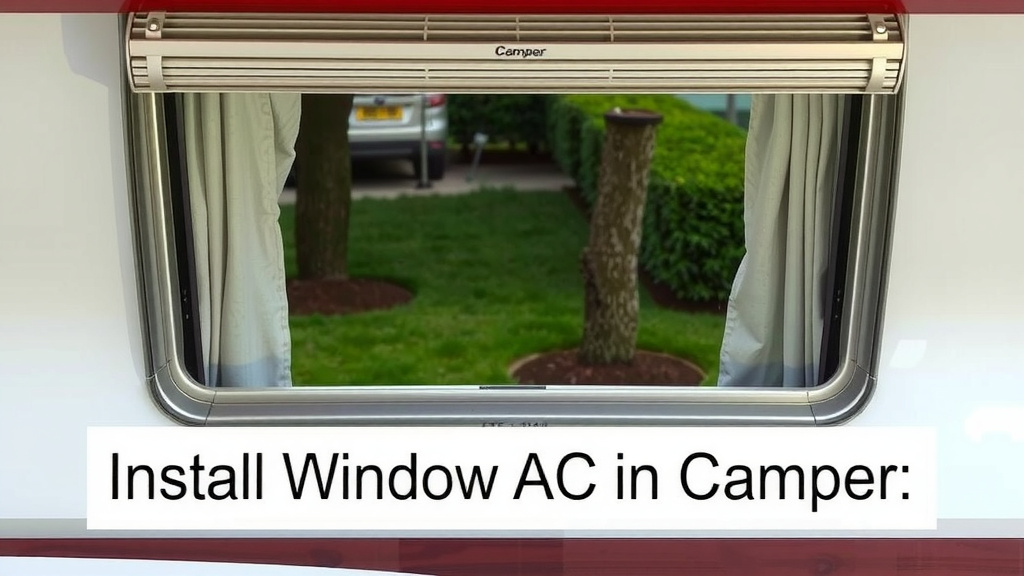 Getting Your Camper Ready for a Window AC Unit