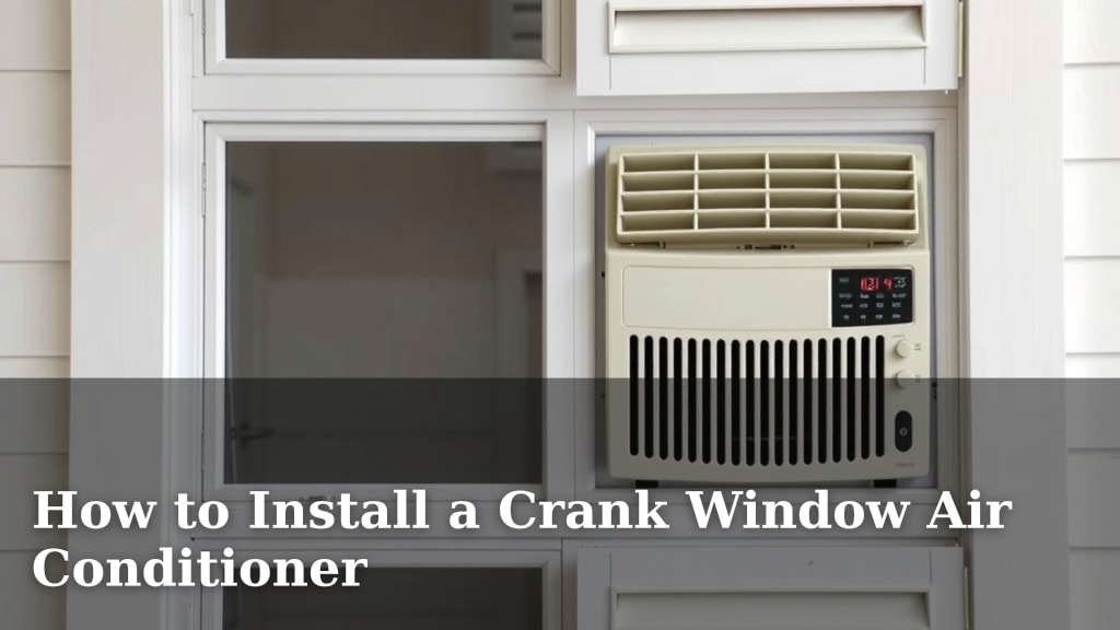 How to Install a Crank Window Air Conditioner