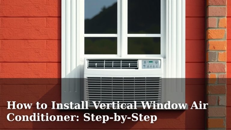 How to Install Vertical Window Air Conditioner: Step-by-Step