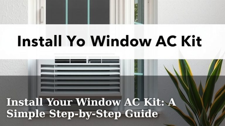 Install Your Window AC Kit: A Simple Step-by-Step Guide