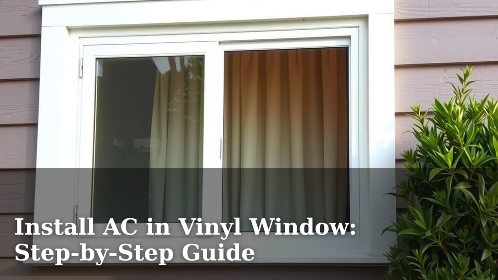 Install AC in Vinyl Window: Step-by-Step Guide