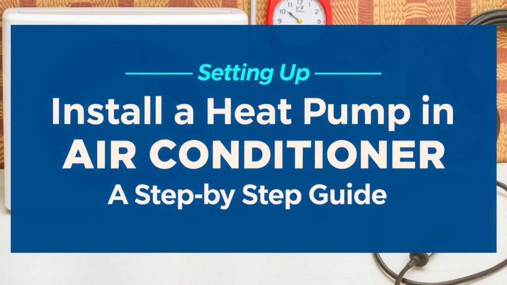 Setting Up Your Heat Pump Air Conditioner: A Step-by-Step Guide