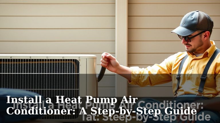 Install a Heat Pump Air Conditioner: A Step-by-Step Guide