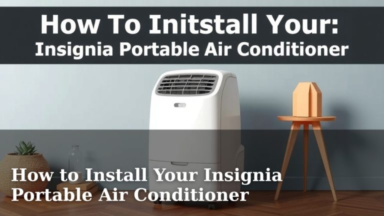 How to Install Your Insignia Portable Air Conditioner