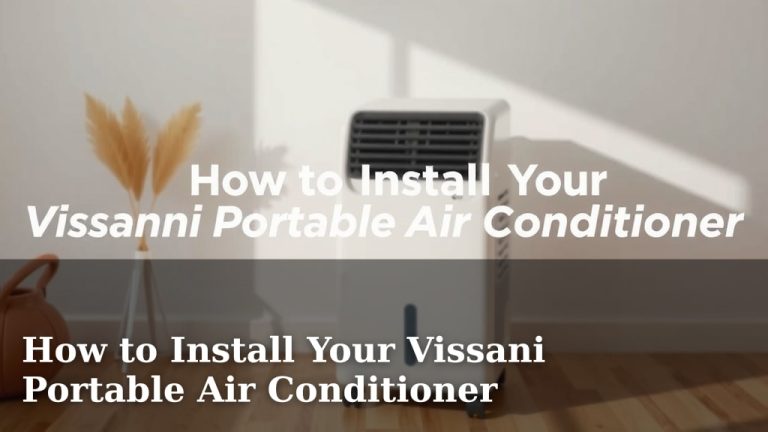 How to Install Your Vissani Portable Air Conditioner