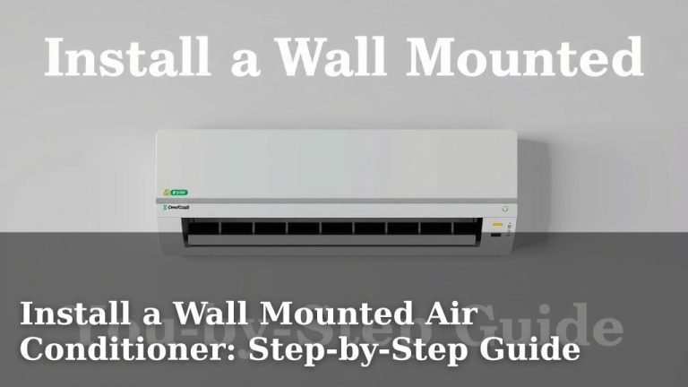 Install a Wall Mounted Air Conditioner: Step-by-Step Guide