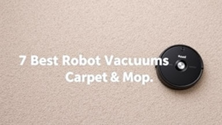 7 Best Robot Vacuums for Carpet & Mop