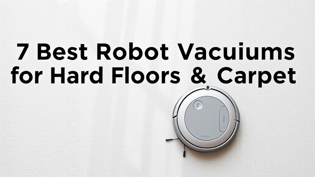 7 Best Robot Vacuums for Hard Floors & Carpet