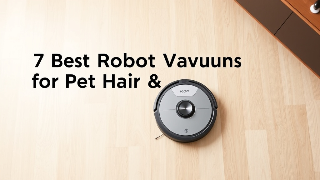 7 Best Robot Vacuums for Pet Hair & Hardwood