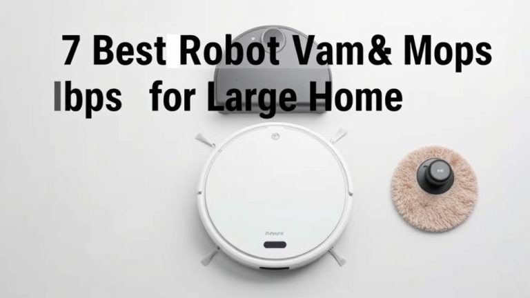 7 Best Robot Vacuums Mops for Large Homes