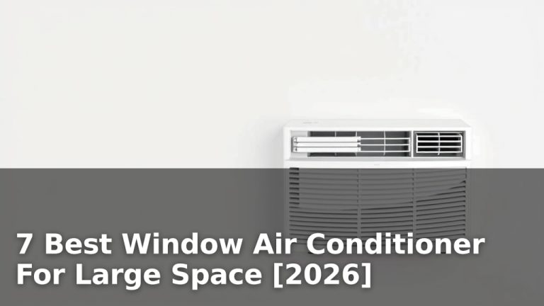 7 Best Window Air Conditioner For Large Space [2026]