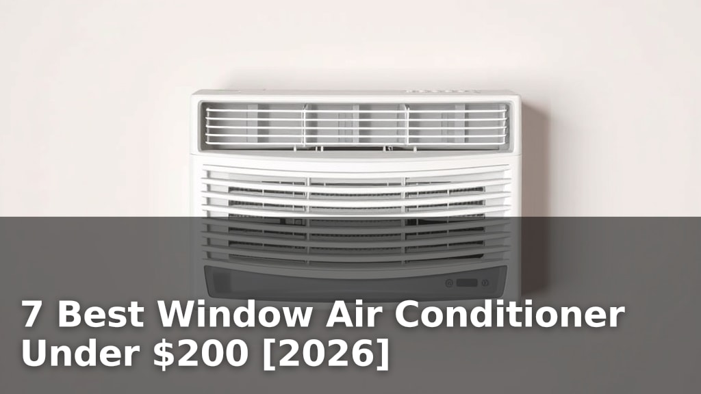 7 Best Window Air Conditioner Under $200 [2026]