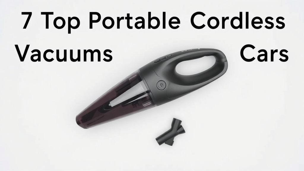 7 Top Portable Cordless Vacuums for Your Car