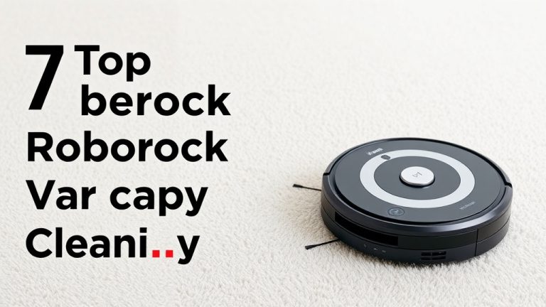 7 Top Roborock Vacuums for Carpet Cleaning