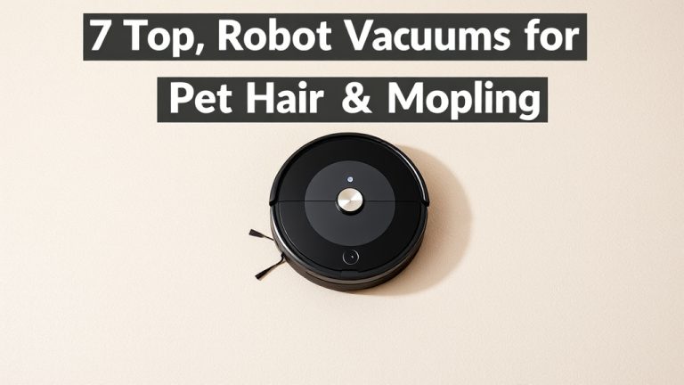 7 Top Robot Vacuums for Pet Hair & Mopping