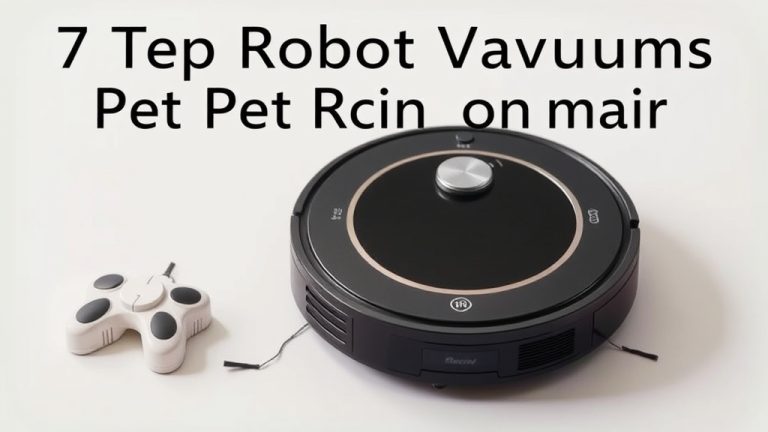 7 Top Robot Vacuums for Pet Hair on Amazon
