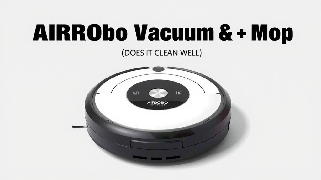 AIRROBO Robot Vacuum and Mop Review: Does It Clean Well