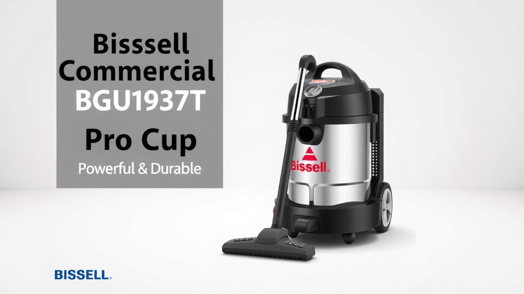 Bissell Commercial BGU1937T Pro Cup Review: Powerful & Durable