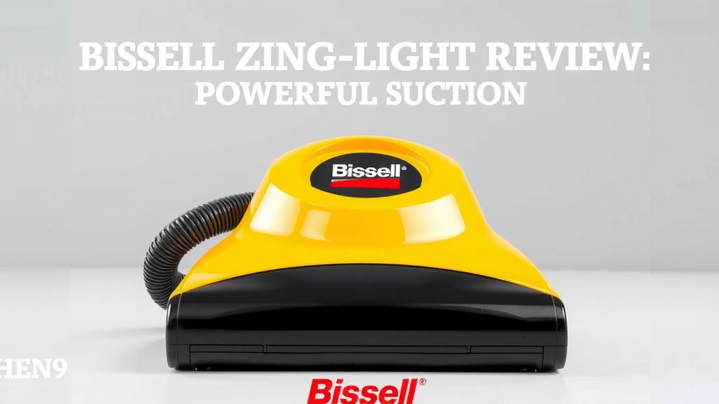 Bissell Zing Lightweight Review: Powerful Suction