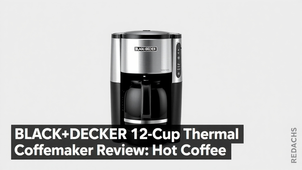 BLACK+DECKER 12-Cup Thermal Coffeemaker Review: Hot Coffee