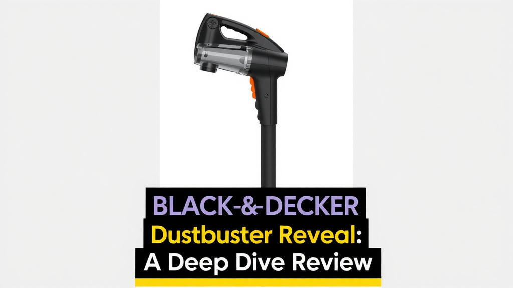 BLACK+DECKER Dustbuster Reveal: A Deep Dive Review